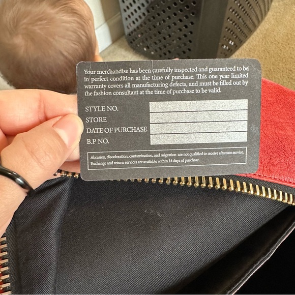 MCM Unisex Stark Leather Insignia Red Backpack - Picture 11 of 17